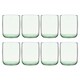 image 1 of Pasabahce Aware Iconic Recycled Glass Tumblers - 280ml - Green - Pack of 8