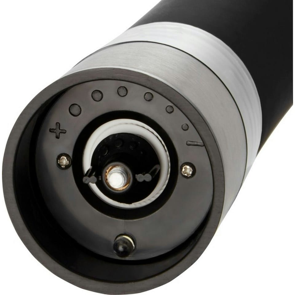 image 1 of Seasons Kirkenes Electric Salt And Pepper Mill - Solid Black - One Size