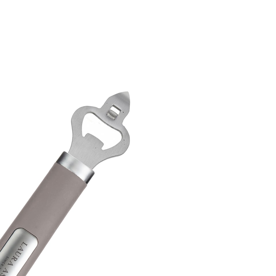 image 1 of Pendeford Dark Dove Grey Stainless Steel Bottle Opener with Ergonomic Soft Touch Handle – Durable & Comfortable Kitchen Tool