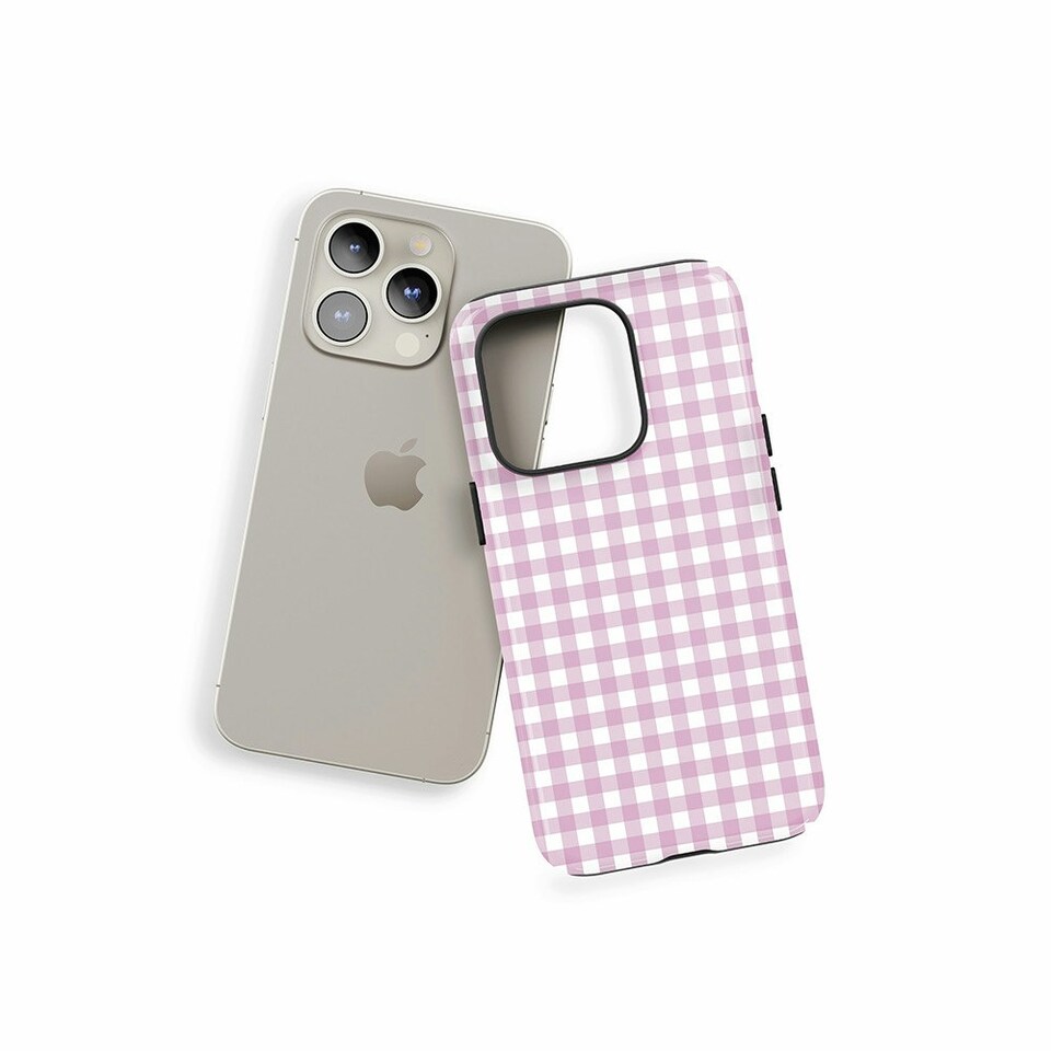 image 1 of Purple Gingham Phone Case Purple | Galaxy S24
Slim | Galaxy S24
Slim
