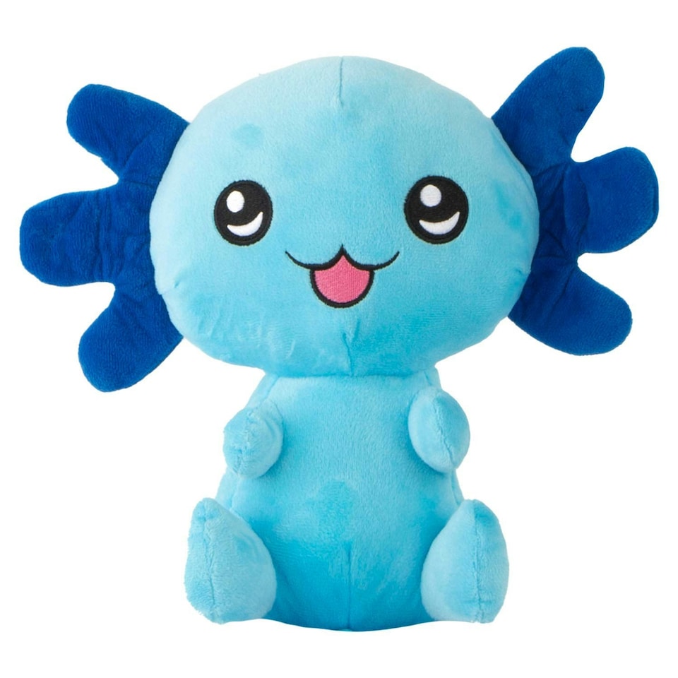 image 1 of Axolotl Soft Toy Cute Plushie Huggable Cuddly Stuffed Toy 50cm Blue