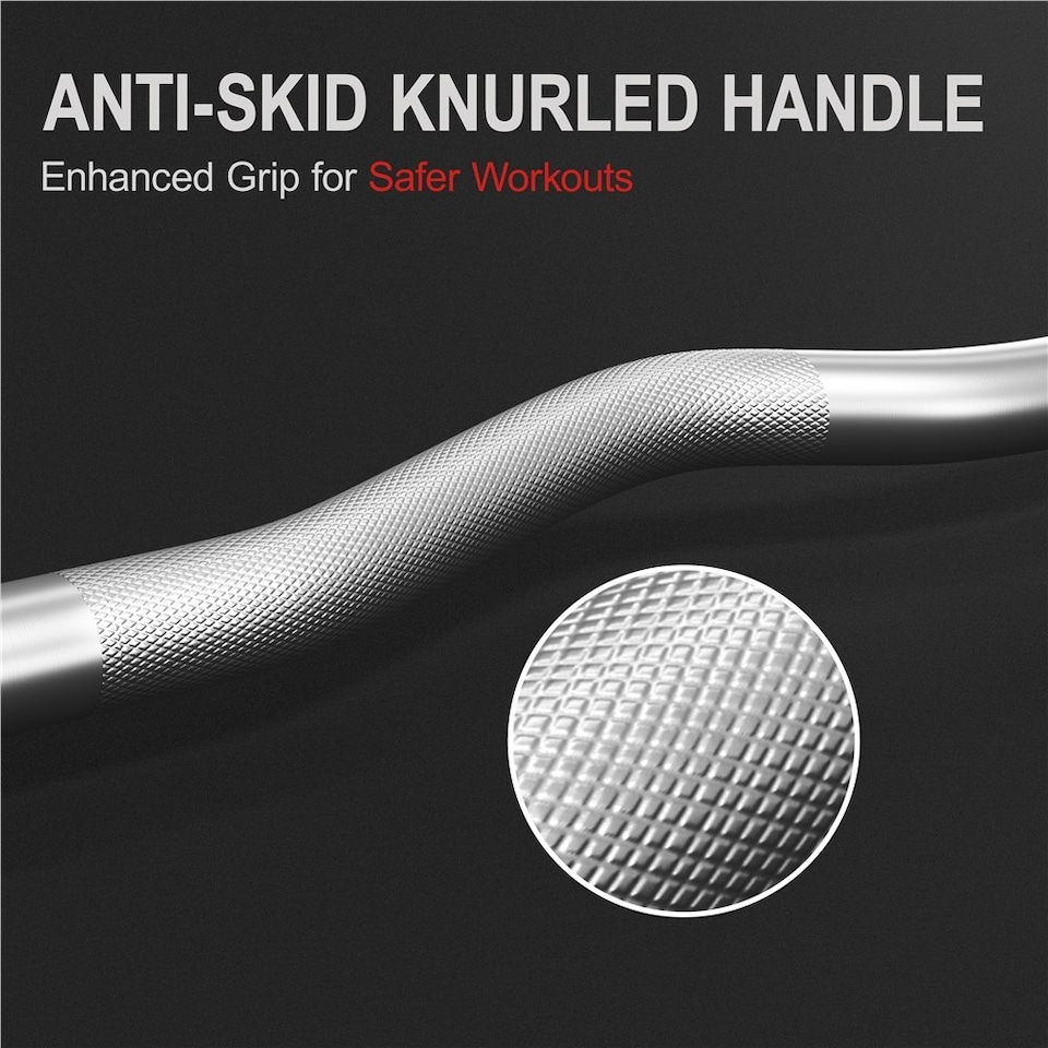 image 1 of Yaheetech Detachable Curl Bar with Plates and Star Locks