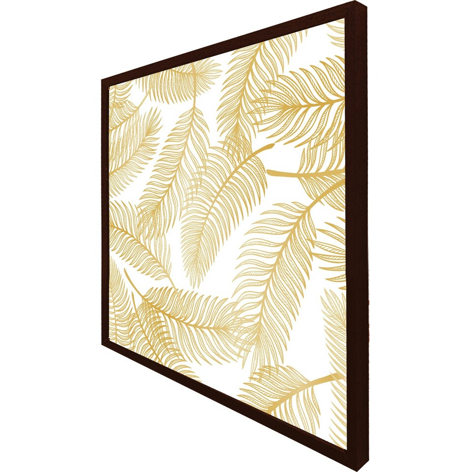 image 1 of Golden leaves (Picture Frame) Black | S