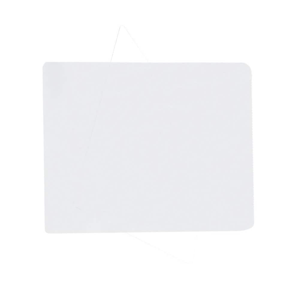 Living and Home PVC Clear Rectangle Non-Slip Chair Mat Floor Carpet Floor Protector, 0.15cm H