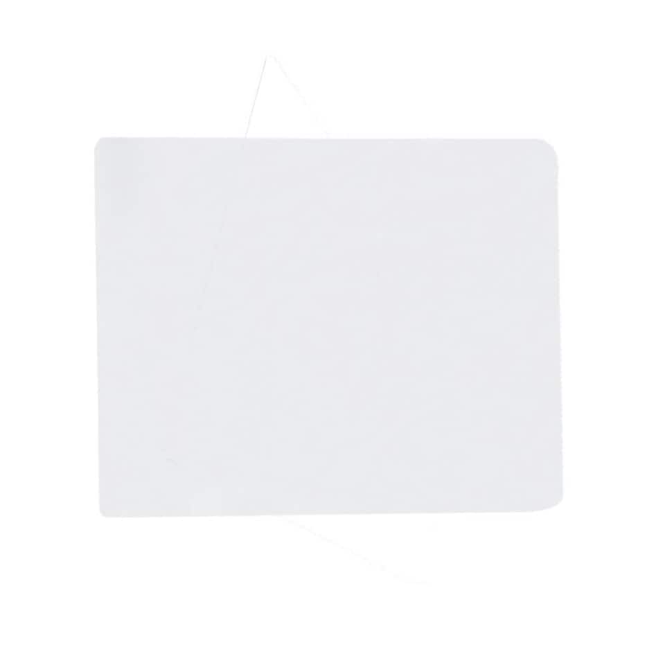 image 1 of Living and Home PVC Clear Rectangle Non-Slip Chair Mat Floor Carpet Floor Protector, 0.15cm H