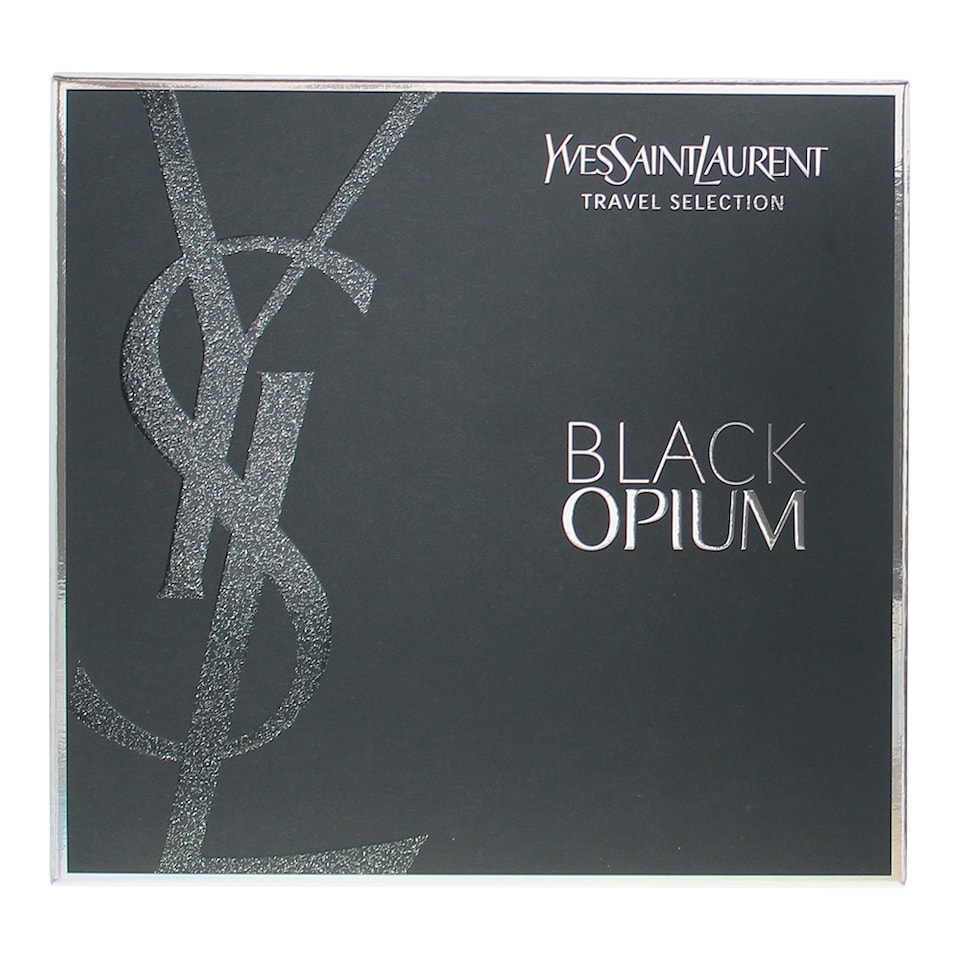 image 1 of Yves Saint Laurent Black Opium Eau De Parfum 30ml & Body Lotion Gift Set for Her