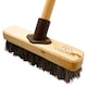 image 7 of Stiff Floor 9" Deck Scrub Brush Scrubbing Patio Scrubber Brush Broom with Handle
