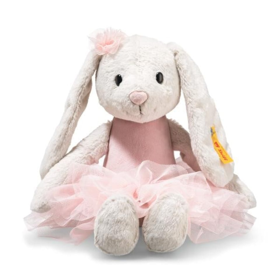 image 1 of Steiff Hoppie Ballet Rabbit Soft Toy, 30cm | Multi | Ballet
