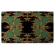 image 1 of Black & Green Baroque (Kitchen Towel)