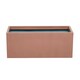 image 2 of Primrose Frost and Rust-Resistant Zinc Rectangular Planter Copper Finish 100cm