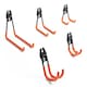 image 5 of VonHaus 10 Wall Mounted Tool Garage Hooks for Shed Storage