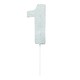 image 2 of Bristol Novelty Diamond Number Cake Topper - Silver - 0 Silver