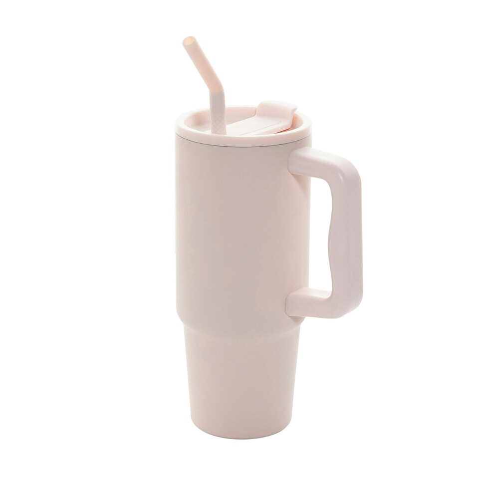 image 1 of XD Collection Embrace Deluxe Recycled Stainless Steel 900ml Tumbler - Pink - One Size