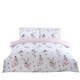image 1 of Vintage Toile Floral Microfibre Reversible Duvet Cover Set with Pillowcase Multi | King