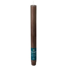 Spaas Rustic Unscented Dinner Candle 25cm - Dark Brown | Brown | One Size | 1