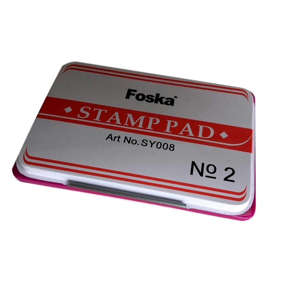 image 1 of Purple Ink Stamp Pad 122x48mm