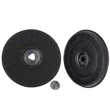 SPARES2GO EFF57 Type Carbon Charcoal Filters compatible with Zanussi Cooker Hood / Extractor Vent (Pack of 2, 230mm x 20mm)