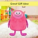image 3 of Shy Monster Soft Toy Cute Plushie Huggable Cuddly Stuffed Toy Gift 23cm Orange