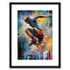 image 1 of Parkour Portrait Jump Action Shot 9x7" Black Framed Wall Art Print
