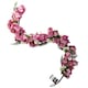 image 1 of Artificial Hanging Trailing Plant Pink Blossom Garland Botanik