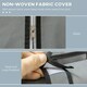 image 5 of HOMCOM Fabric Wardrobe w/ Shelves Hanging Rail Foldable Closets