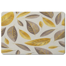 Botanical gold and purple leaf (Placemat)