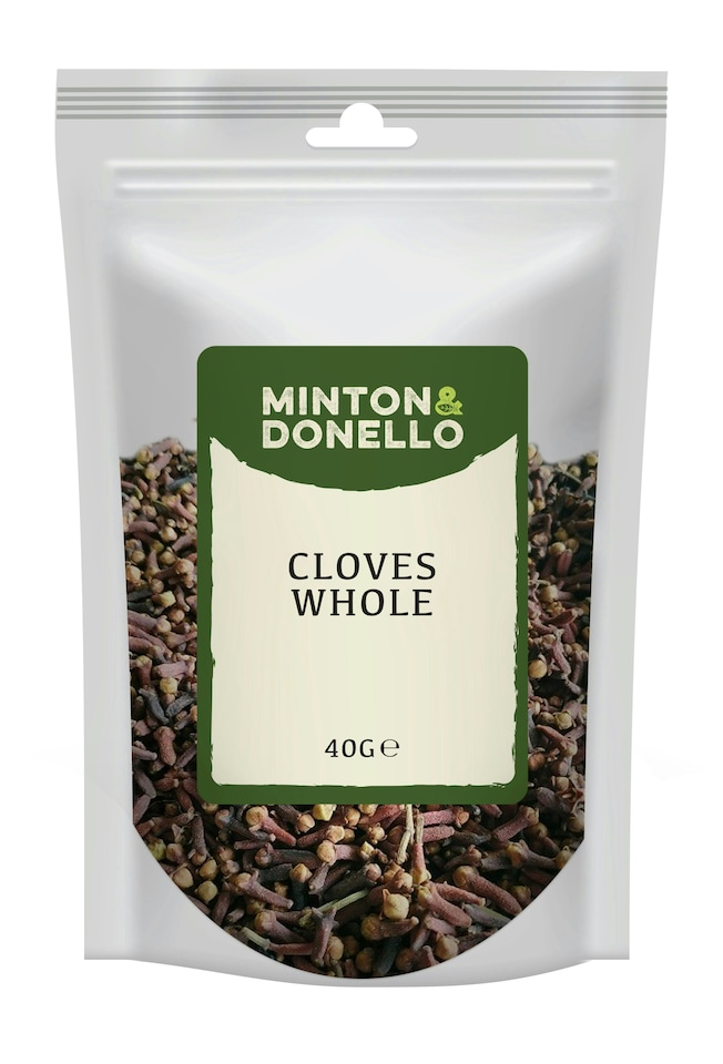 image 1 of Minton & Donello Whole Cloves 10 x 40g