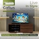 image 6 of Centurion Supports Gallus Premium Walnut with 2-Walnut Drawers and 3-Shelves 32"-55" LED/OLED/LCD TV Cabinet | Brown | 1