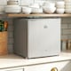 image 2 of HOMCOM 46L Counter Top Fridge Mini Fridge with Lock Chiller Box Grey