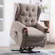 image 9 of Harrogate Single Motor Electric Rise Recliner Fabric Lift Riser Chair (Brown)