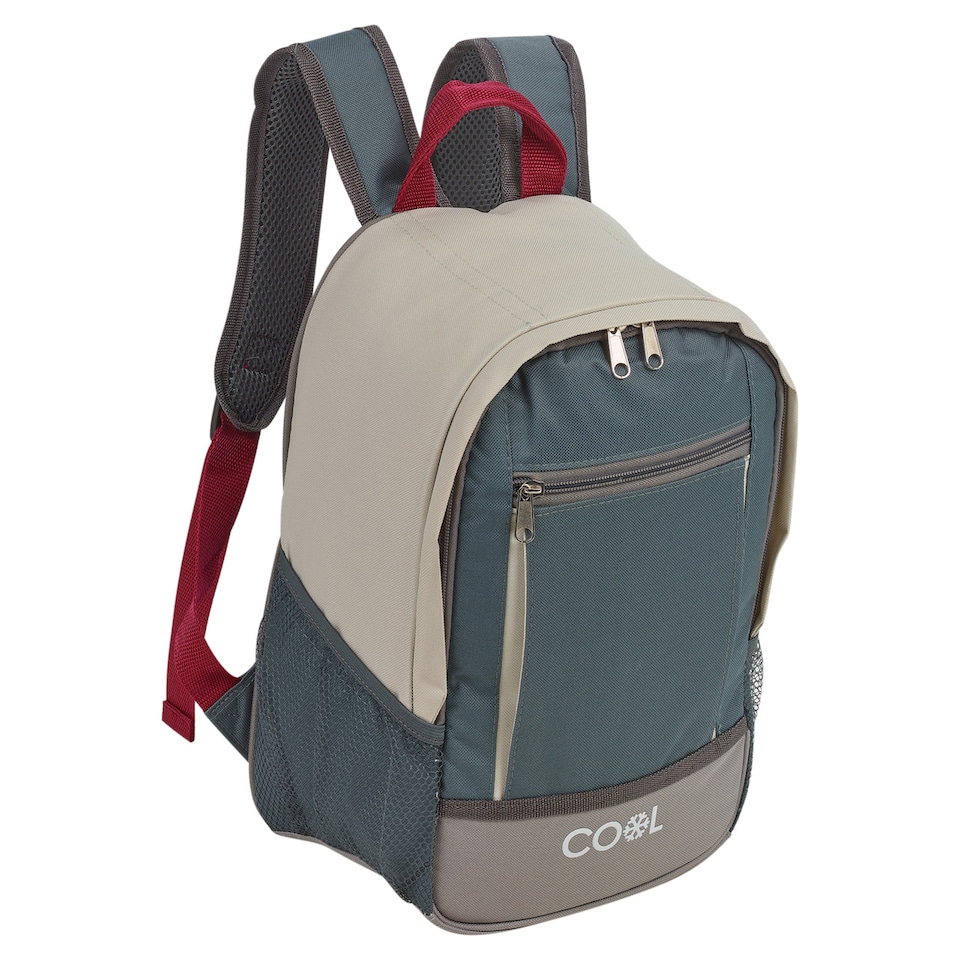 image 1 of Insulated Cooler Bag Shoulder Rucksack | Grey | 1