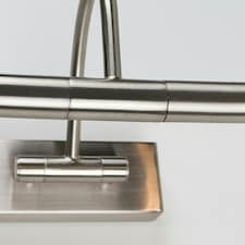 ValueLights Capri Chrome Indoor Wall Picture Light and Bulb Chrome