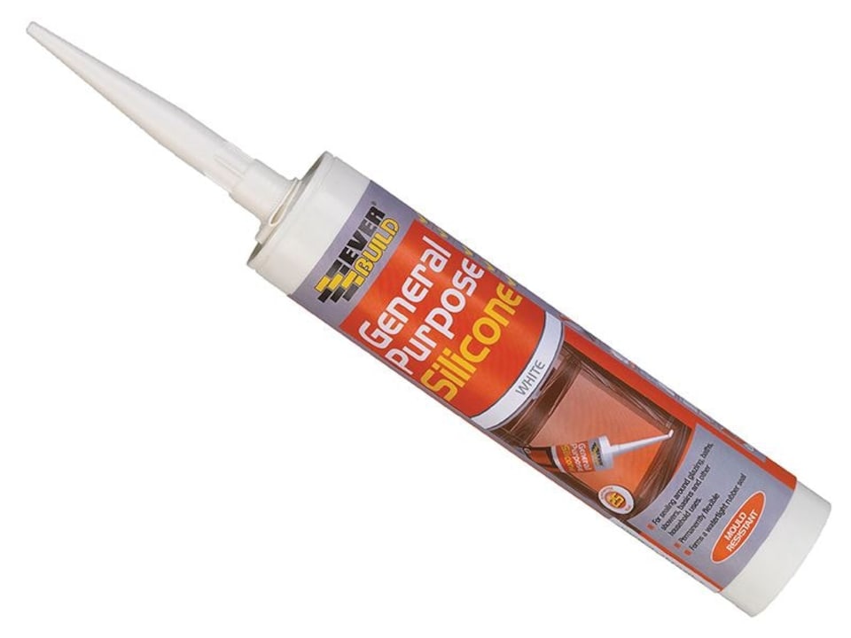 Everbuild Sika - General Purpose Silicone White 280ml