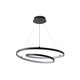 image 8 of ValueLights Infinity Black Loop Integrated LED Ceiling Light | Black