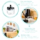 image 2 of Argon Tableware Flip Lock Plastic Food Storage Containers - 500ml - Black - Pack of 9