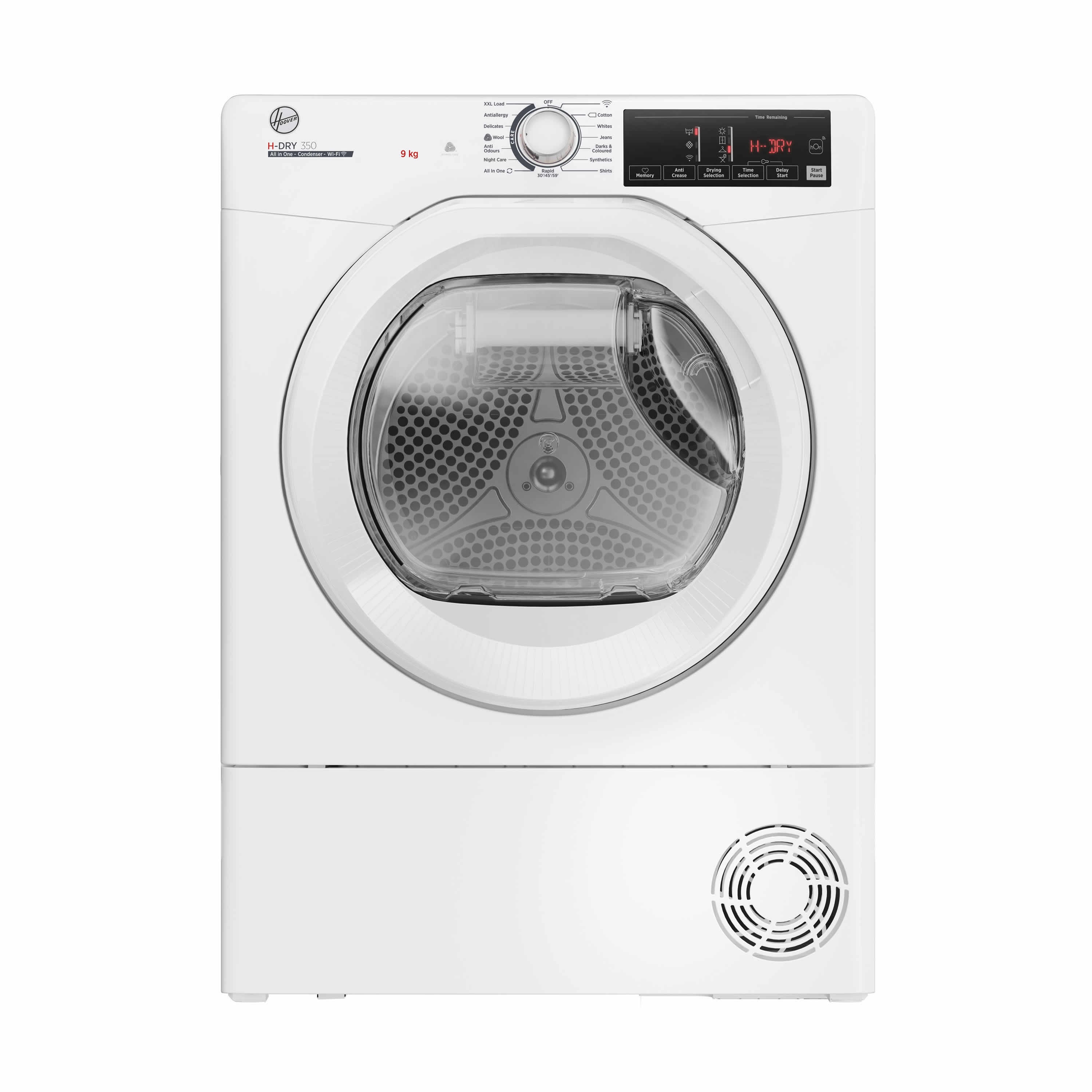 Hoover HRE-C9TE-HDRY-350 9kg Load Condenser Tumble Dryer Class B Wi-Fi White