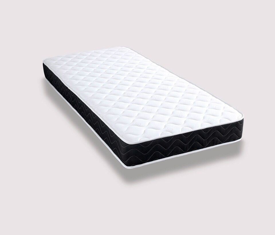 image 1 of Midnight Cooltouch Hybrid Mattress - 18cm Deep, Soft Feel | Black | European Single