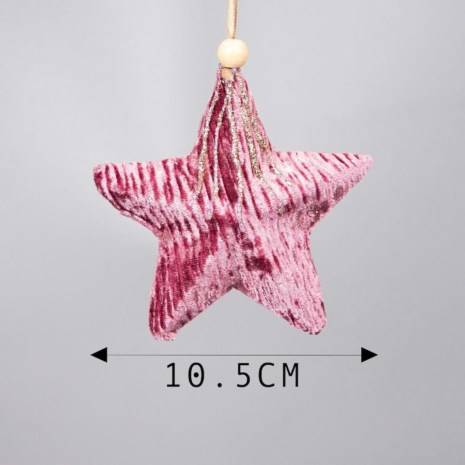 image 1 of 10.5cm Pink Star - 3Pcs