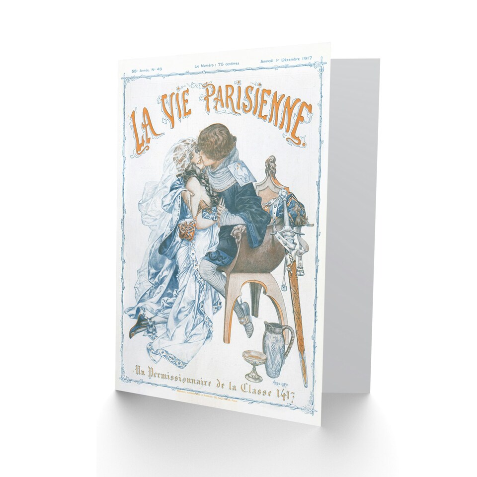 image 1 of La Vie Parisienne France Medieval Magazine France Paris Card