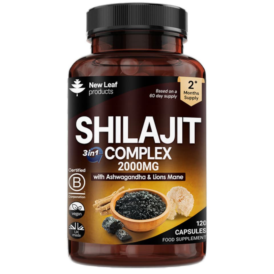 Shilajit Complex + Ashwagandha & Lions Mane Capsule