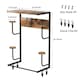 image 5 of London Boutique Motorcycle Helmet Wall Storage Rack with Riding Boot & Jacket Hooks 42 x 25 x 81cm