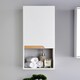 image 4 of Bathroom Cabinet Wall Mounted Storage Shelf Organiser Cupboard Vanity Unit | White