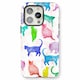 image 1 of Abstract Cats Phone Case | Multi | iPhone 15 Pro
Tough | iPhone 15 Pro
Tough