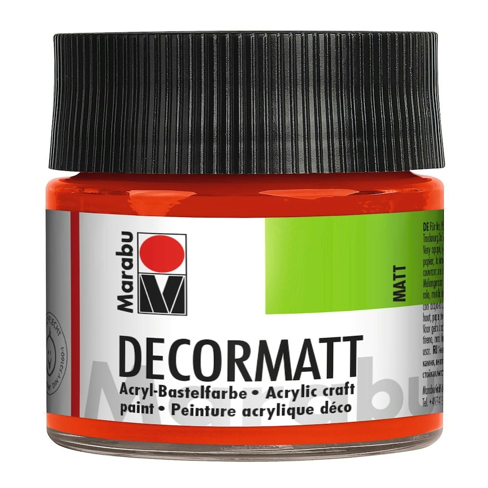 MARABU DECORMATT ARCYL 50ML LGHT VERMILN Multi