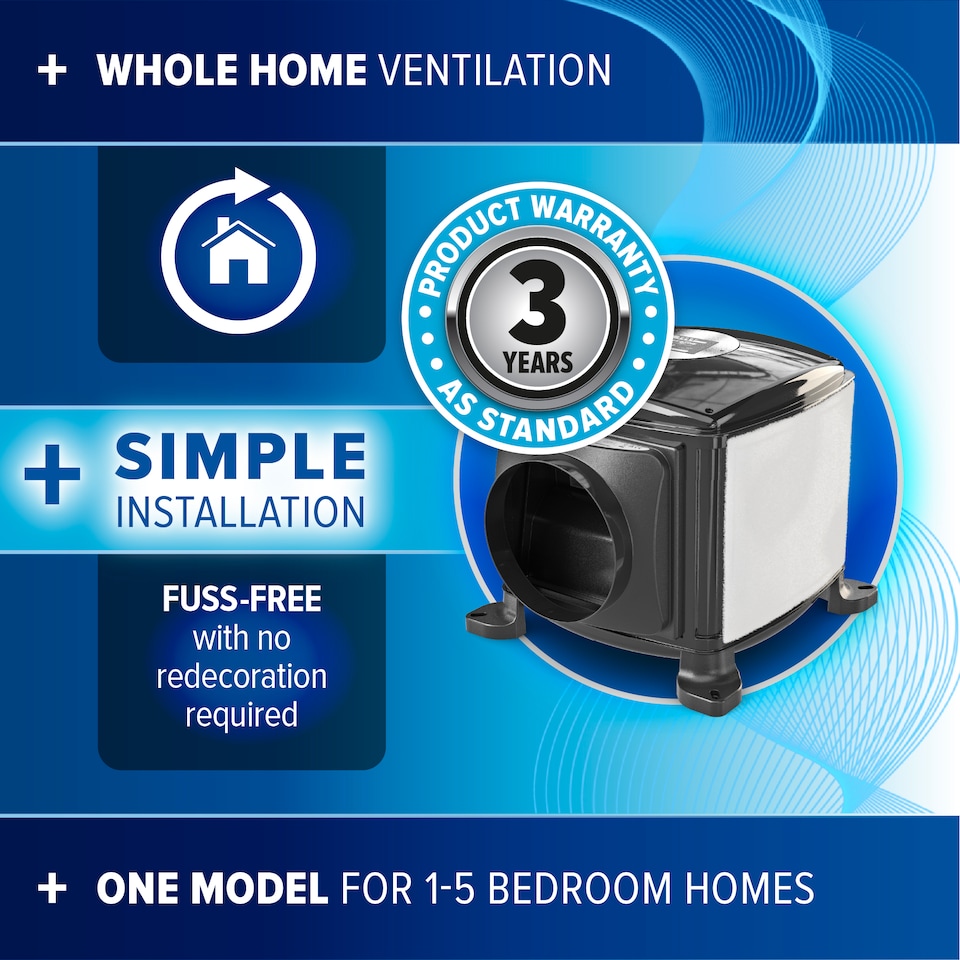 image 1 of Dryzone Positive Input Ventilation & Mould Remover Bundle, Loft Cube PIV Unit, Mould Treatment Kit, Pressure Sprayer, Hygrometers