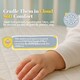 image 5 of MHG Living Cot Bed Mattress Waterproof Anti-Allergy Baby Mattress Cover for Newborns - White - 140cmx70cm