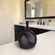 image 1 of Ripple Black Textured Liquid Soap Dispenser | Black | Black | 1