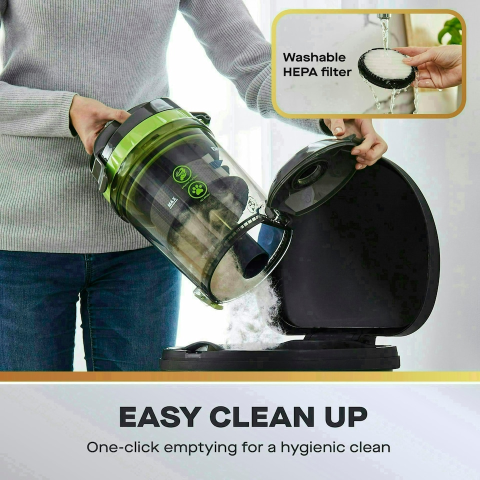 image 1 of Daewoo Tornado Pet, Bagless Cyclonic Cylinder Vacuum Cleaner