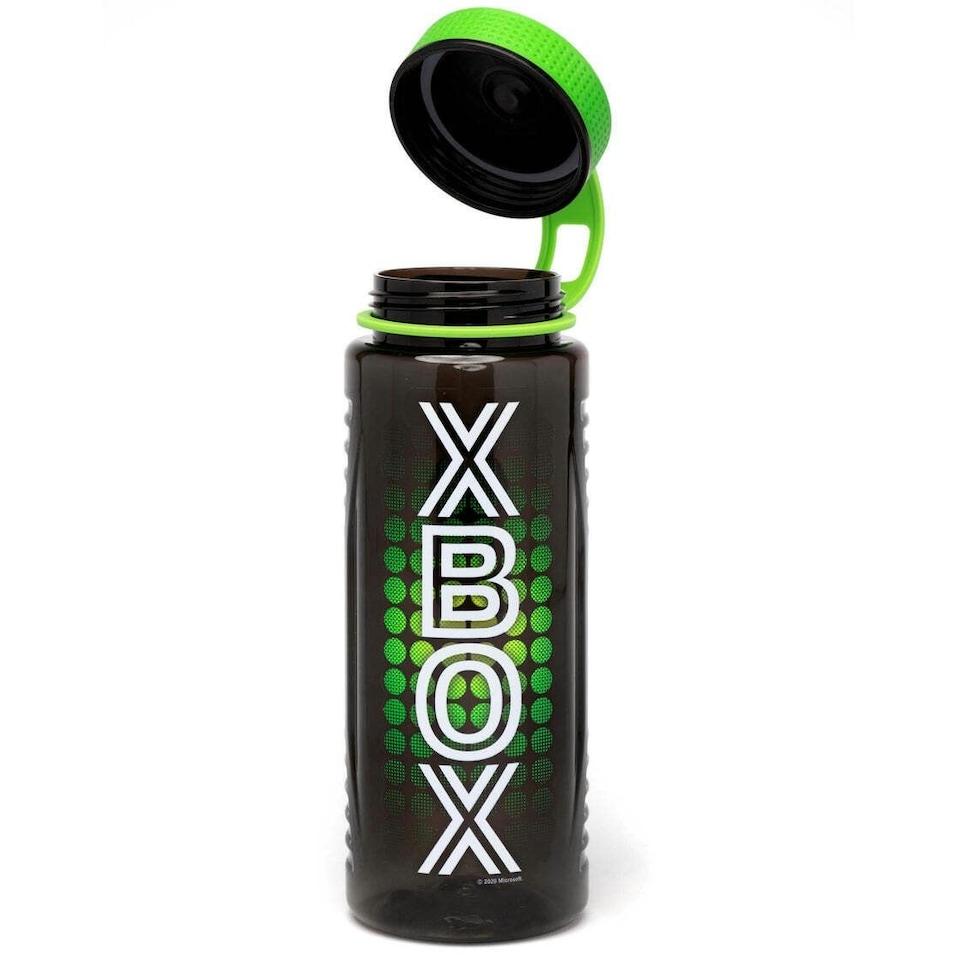 image 1 of Xbox Victory Logo Water Bottle - Black/Green - One Size