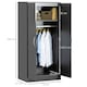image 3 of HOMCOM Modern Wardrobe Closet, Clothes Cabinet